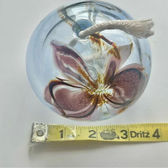 GLASSHOUSE Mount St Helens Ash Art Glass Paperweight Signed Eric Brakken ‘84 - Picture 10 of 11